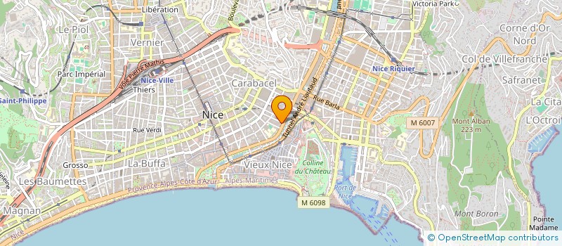 localisation de l'entreprise MADAME MARIE CAGNOLI à NICE