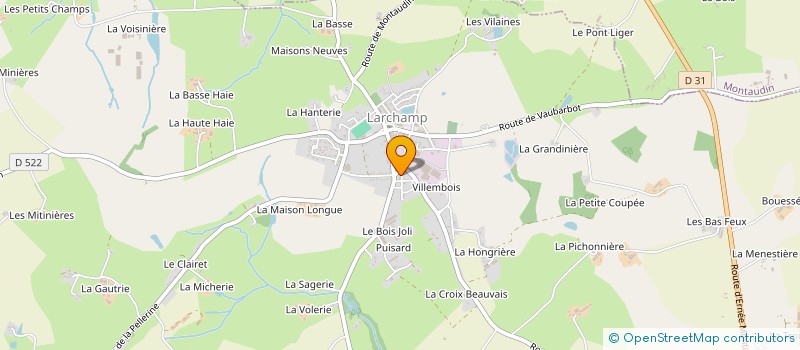 localisation de l'entreprise MADAME MARIE CAILLERE  LA PELLERINE