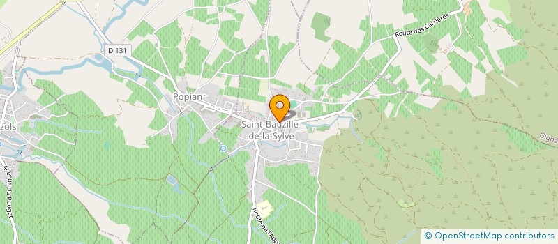 localisation de l'entreprise MADAME MARIE CALAGE  SAINT-BAUZILLE-DE-LA-SYLVE