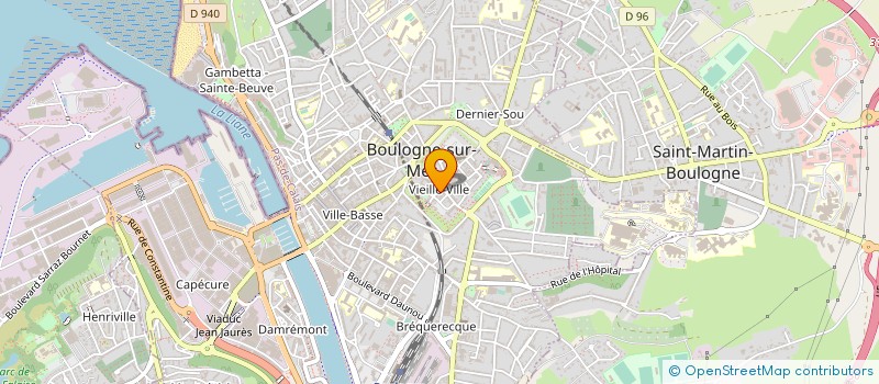 localisation de l'entreprise MADAME MARIE CALONNE à BOULOGNE-SUR-MER