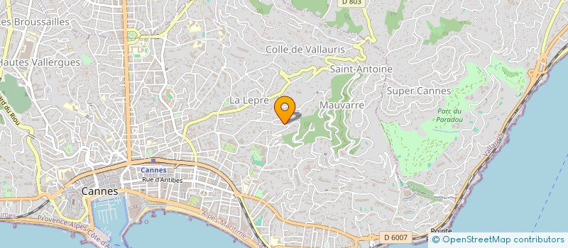 localisation de l'entreprise MADAME MARIE CAMBIER à CANNES