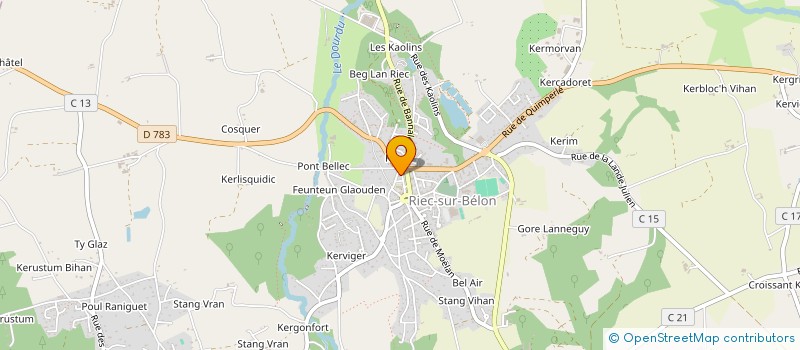 localisation de l'entreprise MADAME MARIE CAMBIER  RIEC-SUR-BELON