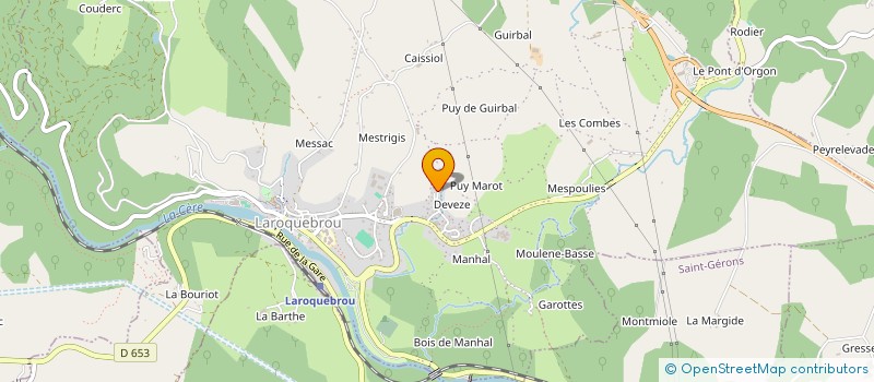 localisation de l'entreprise MADAME MARIE CAMBON à LAROQUEBROU