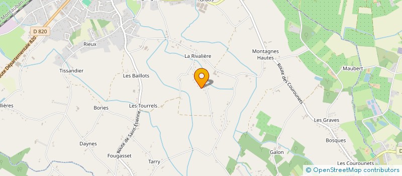 localisation de l'entreprise MADAME MARIE CAMET  ALBIAS