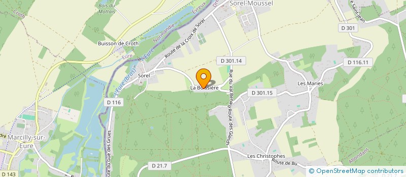 localisation de l'entreprise MADAME MARIE-CAMILLE BOURICHON à SOREL-MOUSSEL