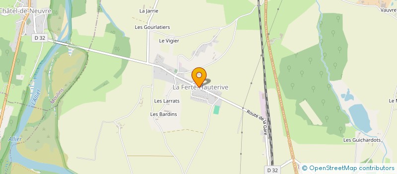 localisation de l'entreprise MADAME MARIE-CAMILLE DODAT à LA FERTE-HAUTERIVE