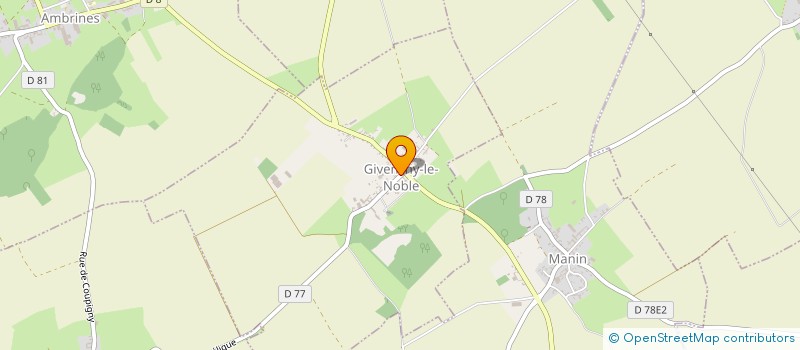 localisation de l'entreprise MADAME MARIE-CAMILLE LAURENT  GIVENCHY-LE-NOBLE