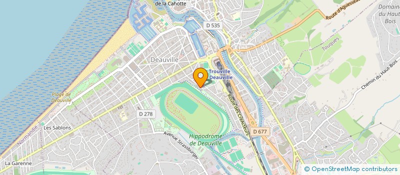 localisation de l'entreprise MADAME MARIE-CAMILLE THERENE  DEAUVILLE