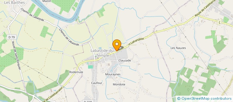 localisation de l'entreprise MADAME MARIE-CAMILLE VIGIER  LABASTIDE-DU-TEMPLE