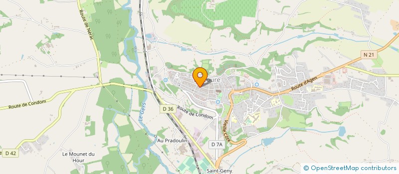 localisation de l'entreprise MADAME MARIE CAMOREYT  LECTOURE