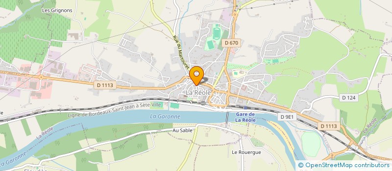 localisation de l'entreprise MADAME MARIE CAMPOS  LA REOLE