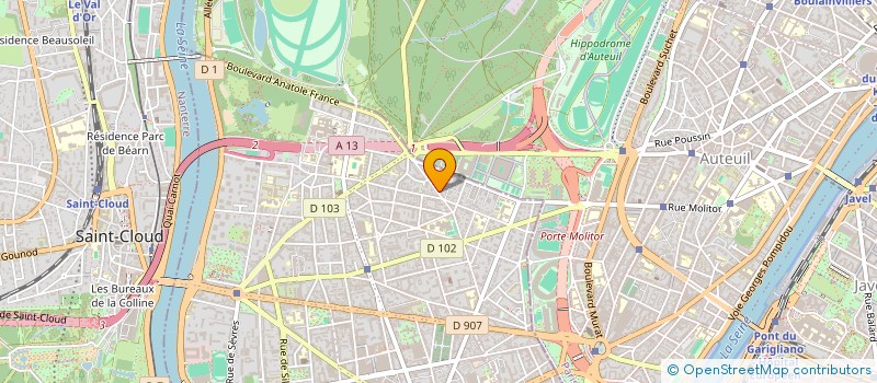 localisation de l'entreprise MADAME MARIE CAMUS  BOULOGNE-BILLANCOURT