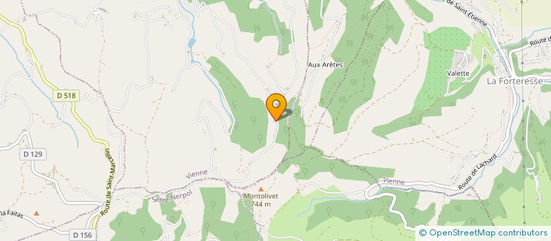 localisation de l'entreprise MADAME MARIE CANAUD  SAINT-ETIENNE-DE-SAINT-GEOIRS