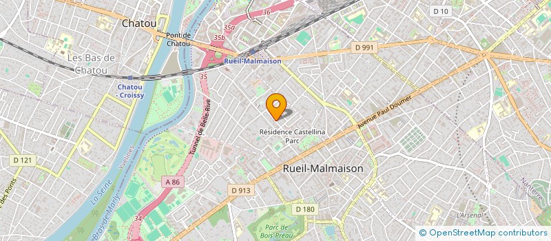 localisation de l'entreprise MADAME MARIE CANDELIER à RUEIL-MALMAISON