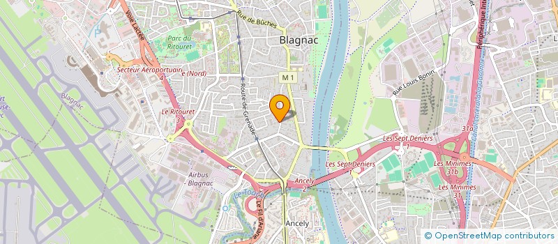 localisation de l'entreprise MADAME MARIE-CANDICE DELOUVRIE  BLAGNAC