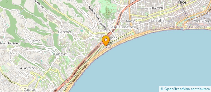 localisation de l'entreprise MADAME MARIE CANESTRIER à NICE