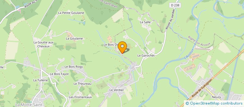 localisation de l'entreprise MADAME MARIE CANET  LA MOTTE-SAINT-JEAN