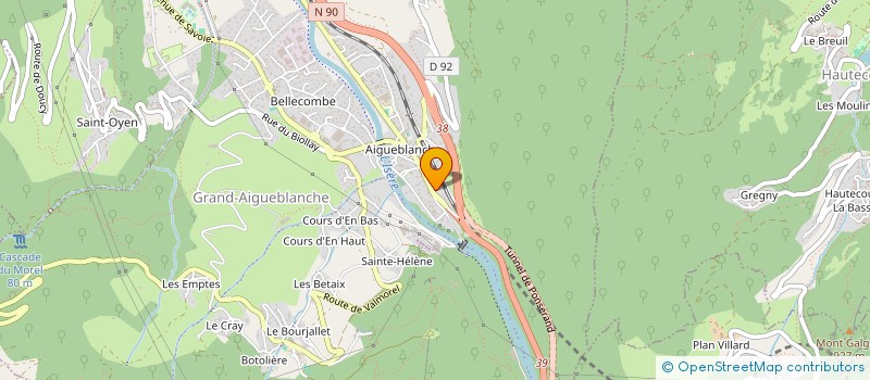 localisation de l'entreprise MADAME MARIE CANET  GRAND-AIGUEBLANCHE