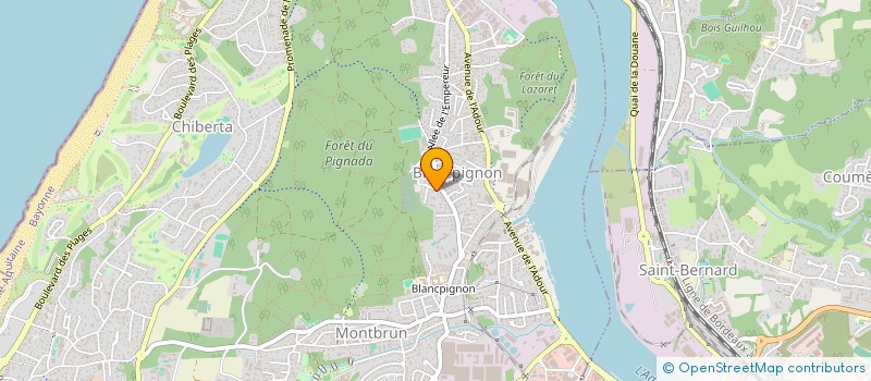 localisation de l'entreprise MADAME MARIE CANNAFERINA  ANGLET