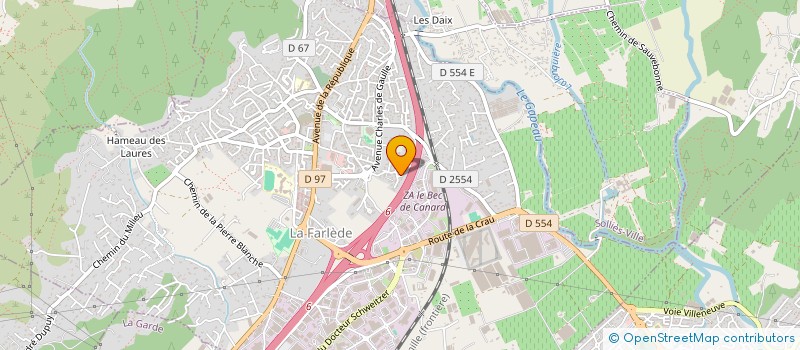 localisation de l'entreprise MADAME MARIE CANTISANO  LA FARLEDE