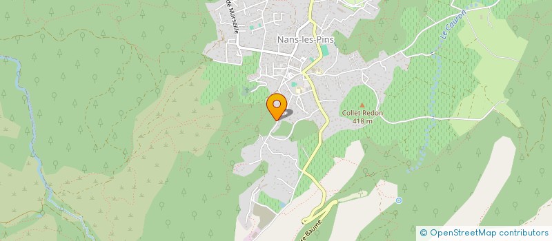 localisation de l'entreprise MADAME MARIE CAPEL  NANS-LES-PINS