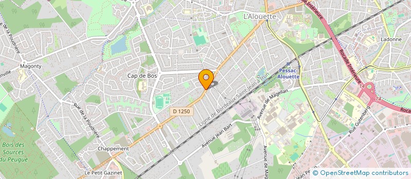 localisation de l'entreprise MADAME MARIE CAPELLA  PESSAC