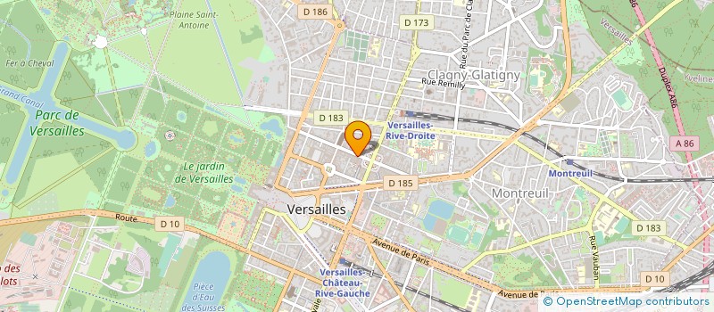 localisation de l'entreprise MADAME MARIE CAPINIELLI à VERSAILLES