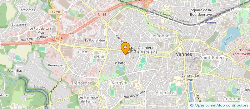 localisation de l'entreprise MADAME MARIE CAPITAINE à VANNES