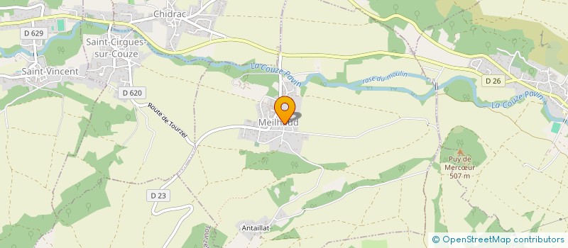 localisation de l'entreprise MADAME MARIE CAPRON  MEILHAUD