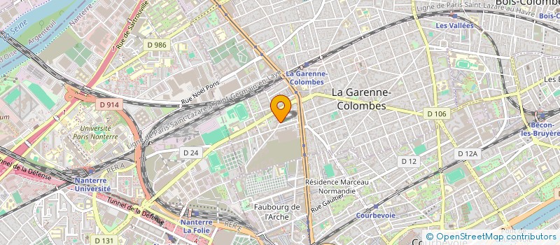 localisation de l'entreprise MADAME MARIE CAPUCINE AGUILAR à LA GARENNE-COLOMBES