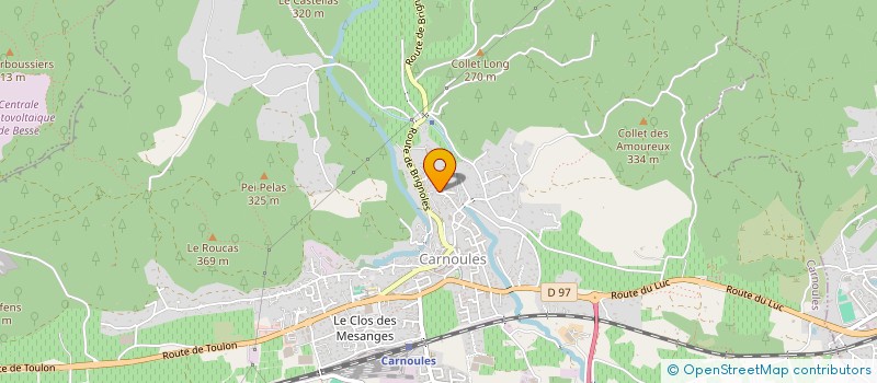 localisation de l'entreprise MADAME MARIE-CAPUCINE JAEGLER  CARNOULES