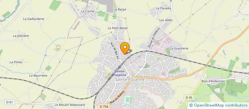 localisation de l'entreprise MADAME MARIE CAR à SAINTE PAZANNE