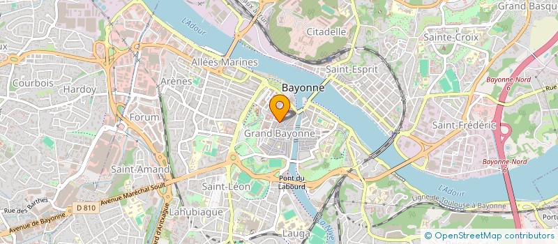 localisation de l'entreprise MADAME MARIE CARBONNEL à BAYONNE