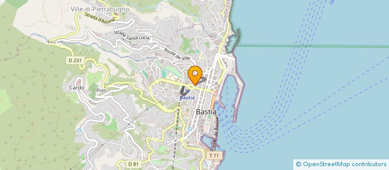 localisation de l'entreprise MADAME MARIE CARDOSI à BASTIA