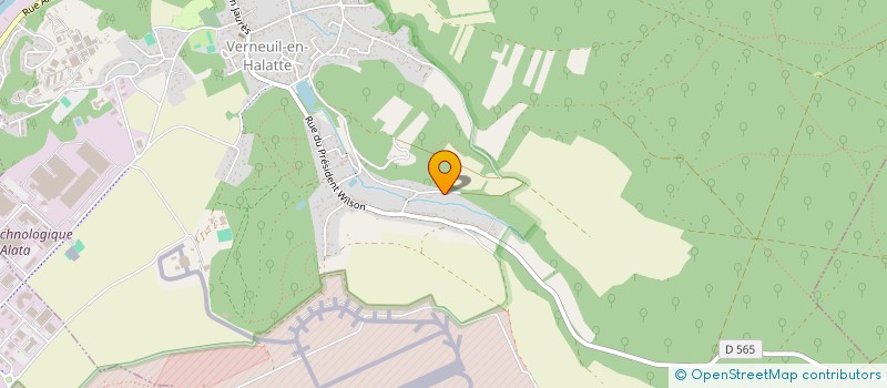 localisation de l'entreprise MADAME MARIE CARISTO  VERNEUIL-EN-HALATTE