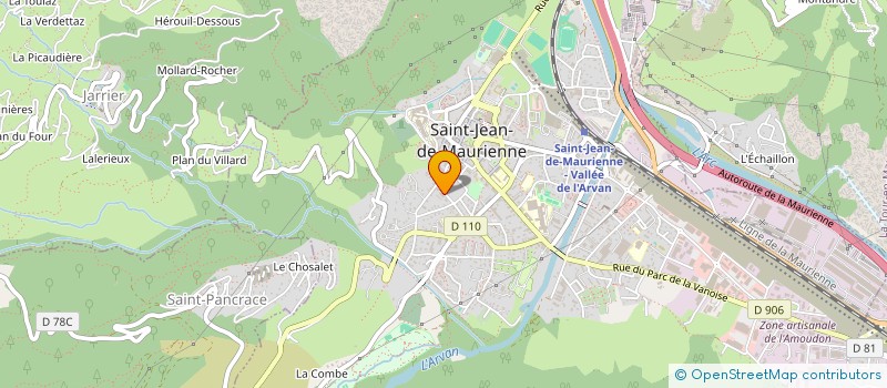 localisation de l'entreprise MADAME MARIE CARLIER à SAINT-JEAN-DE-MAURIENNE