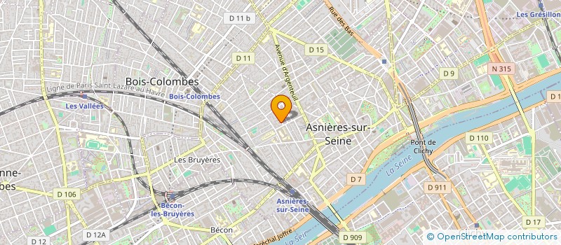 localisation de l'entreprise MADAME MARIE-CARMEN GONZALEZ  ASNIERES-SUR-SEINE