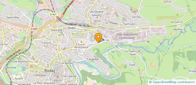 localisation de l'entreprise MADAME MARIE CARMEN SANCHEZ  RODEZ