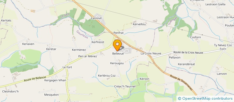 localisation de l'entreprise MADAME MARIE CARN  GOURLIZON