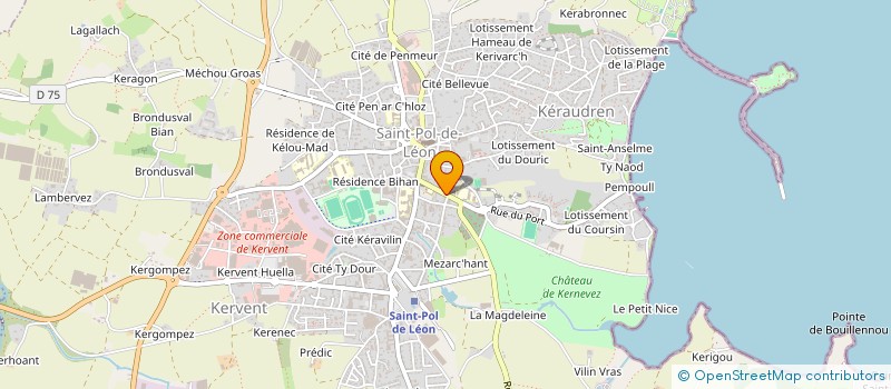 localisation de l'entreprise MADAME MARIE CAROFF  SAINT-POL-DE-LEON