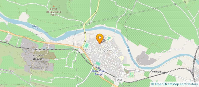 localisation de l'entreprise MADAME MARIE CAROLE DE GIRVES  PERPIGNAN