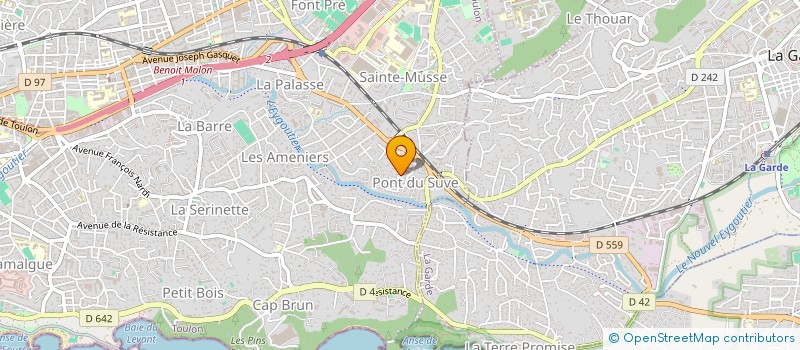 localisation de l'entreprise MADAME MARIE-CAROLE LE GALLIC DE KERIZOUETT  TOULON