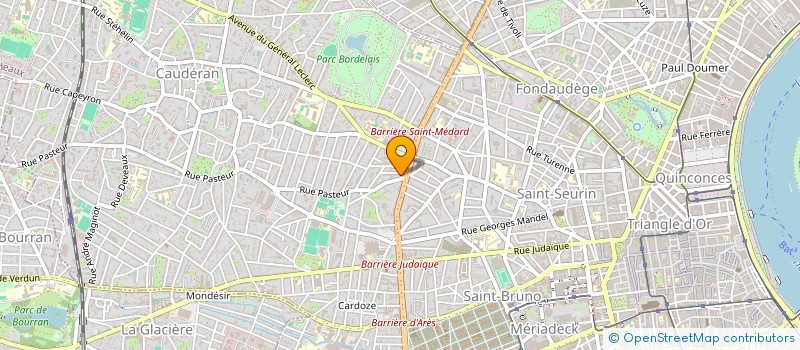 localisation de l'entreprise MADAME MARIE-CAROLE PERRIN à BORDEAUX