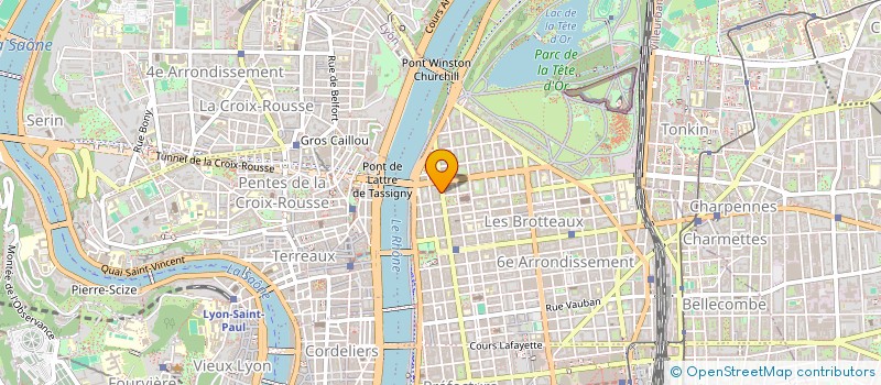 localisation de l'entreprise MADAME MARIE CAROLINE BILLON  LYON