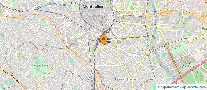 localisation de l'entreprise MADAME MARIE CAROLINE CAPEL à MONTPELLIER