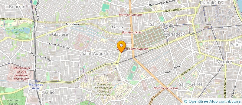 localisation de l'entreprise MADAME MARIE CAROLINE DEHARVENG  BORDEAUX