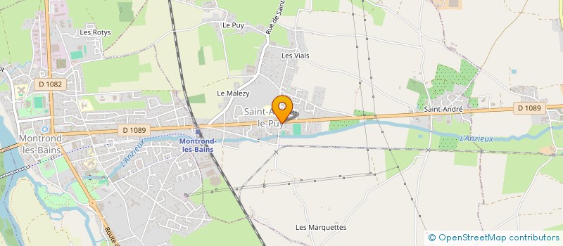 localisation de l'entreprise MADAME MARIE-CAROLINE DEVILLE  SAINT-ANDRE-LE-PUY