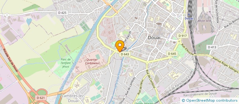 localisation de l'entreprise MADAME MARIE-CAROLINE DOUILLIET à DOUAI
