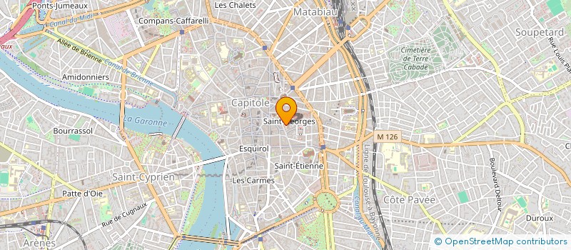 localisation de l'entreprise MADAME MARIE-CAROLINE ESCUDIE  TOULOUSE