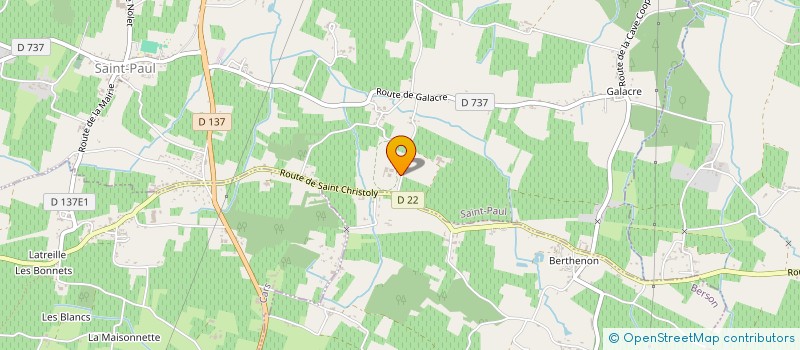 localisation de l'entreprise MADAME MARIE-CAROLINE FABER  SAINT-PAUL